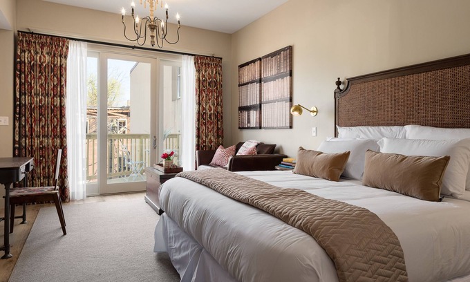North Downtown Hotel | Una de las cuatro habitaciones de hotel boutique en The Townsman en el centro comercial Downtown