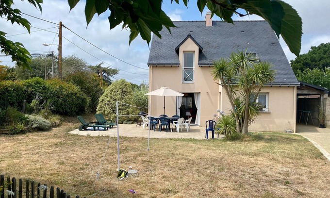La Baule-Escoublac Cabaña | Casa tradicional con jardín y actividades, tranquila cerca del mar