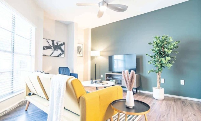 Willow Run Apartamento | Tranquil 1BR King Suite | Pool, Parking & Gym 01