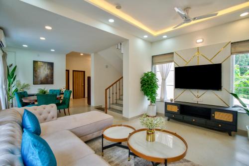 Saligao Apartamento | Tranquil 3bhk Pvt Pool Villa