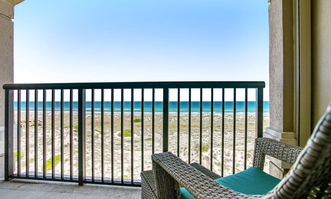 American Beach Casa | Tranquil coastal home with ocean views, beach access, balcony & shared pool
