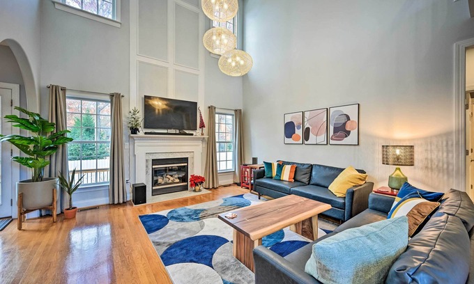 Greensboro Casa | Tranquil Greensboro Home w/ Fire Pit!