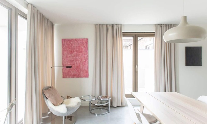 Zwijnaarde Apartamento | Tranquil Urban Escape: 2-BDR Retreat in Ghent