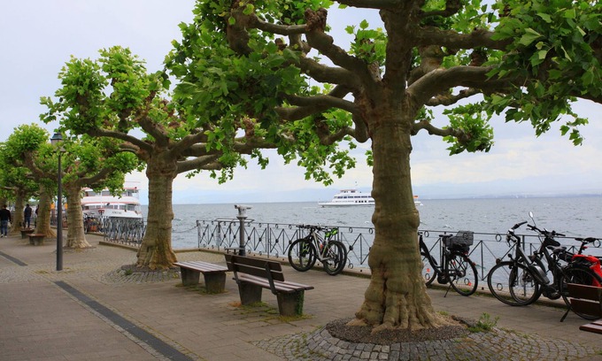 Meersburg Apartamento | Traumhafte Sicht auf den See, die Berge und die Promenade