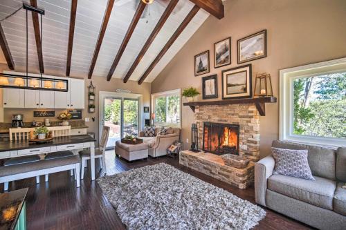 Lake Arrowhead Casa | Tree-Lined Twin Peaks Cottage with Custom Stream