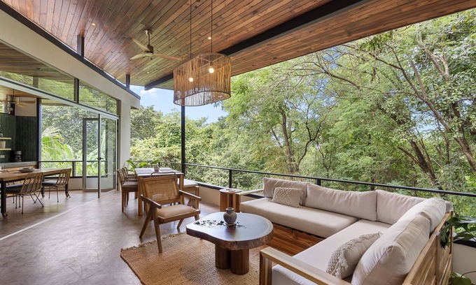 Tamarindo Casa | Treehouse Hideaway in Tamarindo Jungle with Pool & Open-Air Living Room