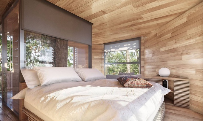 Raray Cama Y Desayuno | Casa del árbol con pasarela a un jacuzzi