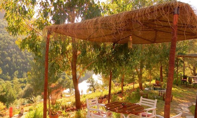 Bine el Ouidane Casa | Habitación triple en hermosa casa de huéspedes - Vista Atlas