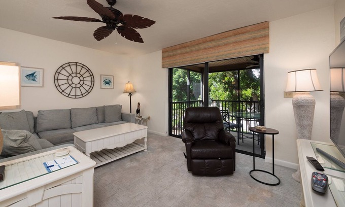 Sanibel Condominio | # 632 Sanibel Moorings Vista del patio