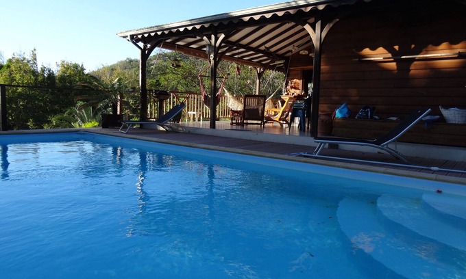 Cafeiere Villa | Villa tropical con piscina con vista al mar Caribe