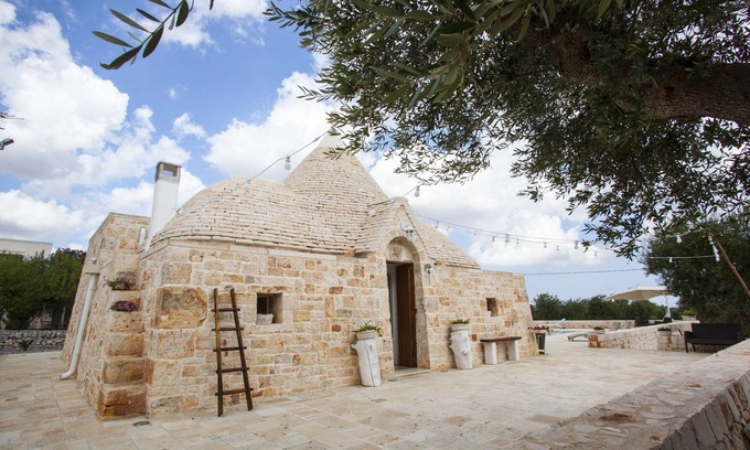 Castellana Grotte Villa | Trullo Oasis Santo Stefano - piscina privada