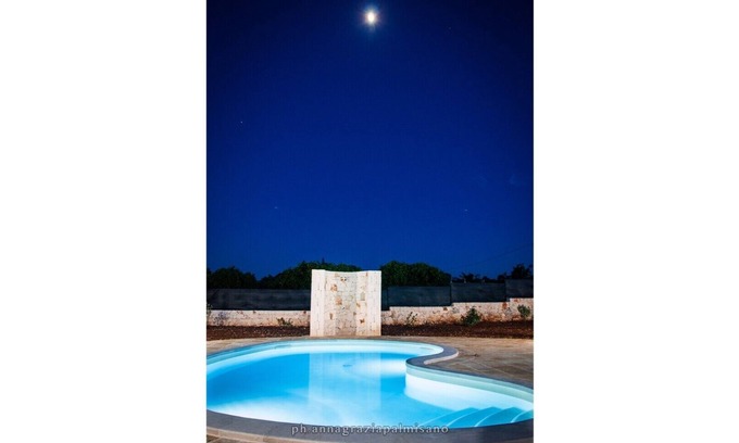 Martina Franca Casa | Trullo "la colina de la nuez" con piscina y amplio jardín
