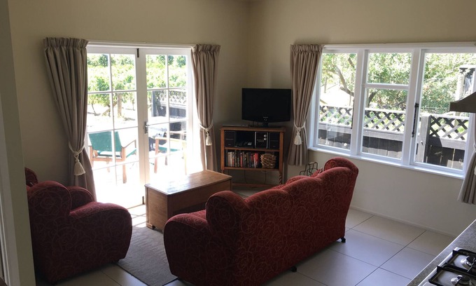 Havelock North Casa | Tuki Vineyard Cottage - villa de lujo de una habitación con vista al viñedo
