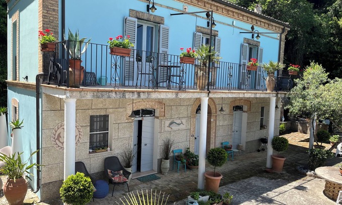 San Vito Chietino Villa | Villa turquesa junto al mar