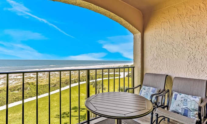 Fernandina Beach Condominio | Turtle Dunes Ocean Front Studio Condo on Amelia Island Plantation