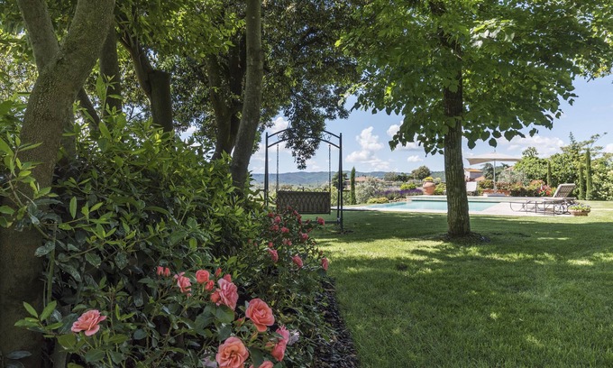 Oliveto Casa | Casa de campo con gran patio, piscina privada, jardín, sillas de ruedas y mascotas