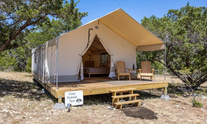 Boerne Otro | Twin Falls Luxury Glamping - Cozy Retreat