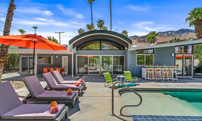 Twin Palms Casa | Twin Palms Midcentury - Luxury Desert Escape: Stunning Views & Resort-Style Amenities