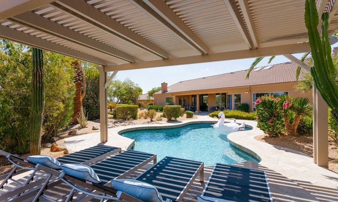 North Scottsdale Casa | Twin Palms - Private Pool - Walk to Ancala Golf