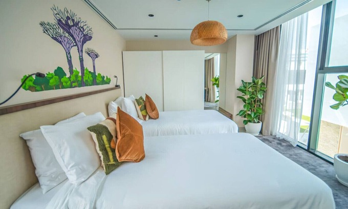 Al Barsha 1 Condominio | Twin room in Private villa