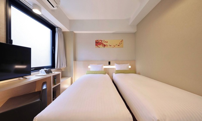 Dotonbori Hotel | Twin room Room only plan Conveniently located / Osaka City Ōsaka