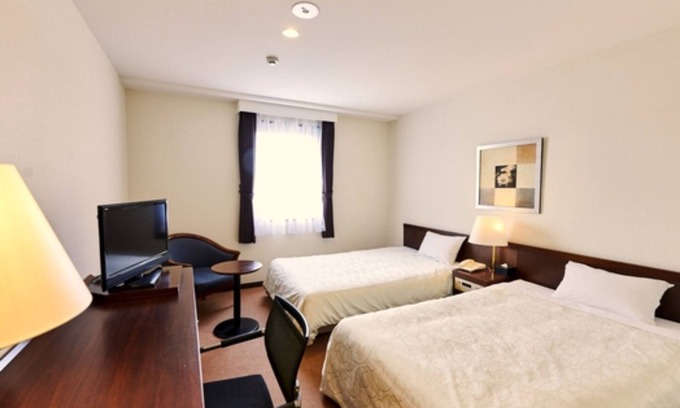 Kurita Hotel | Twin room Smoking vs|Without meals 1 minute / Nagano Nagano