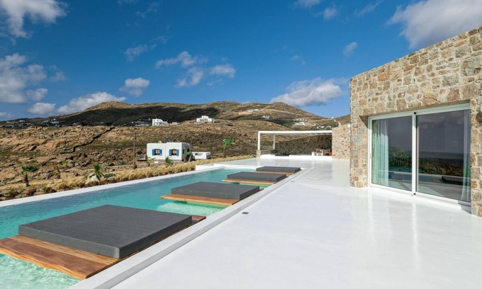 Mykonos Casa | Twin Villas,Luxury Designed,Fantastic Location,Close to Beach!Up to 26 persons