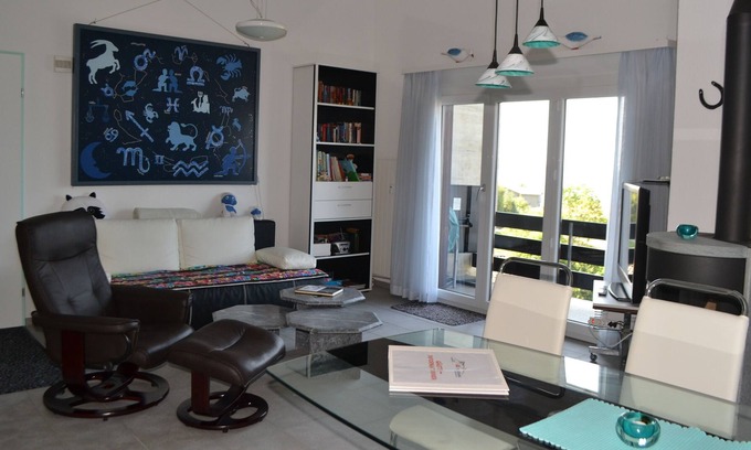 Emmetten Apartamento | Apartamento con magníficas vistas y estufa de leña para un máximo de 5 personas en Emmetten