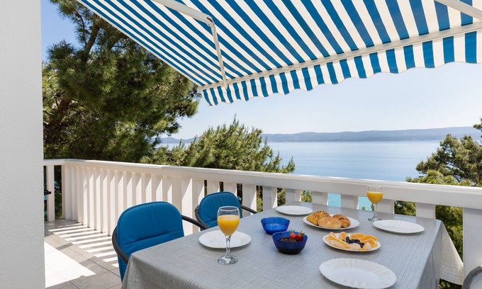 Mimice Apartamento | Apartamento para dos personas en la playa Mimice, Omis (A-2736-a)