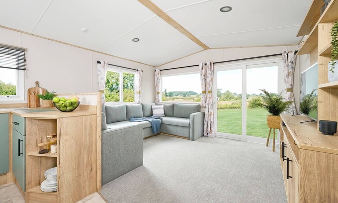 Aberystwyth Casa | Two bedroom caravan, sleeping four people, perfect for relaxing by the coast.