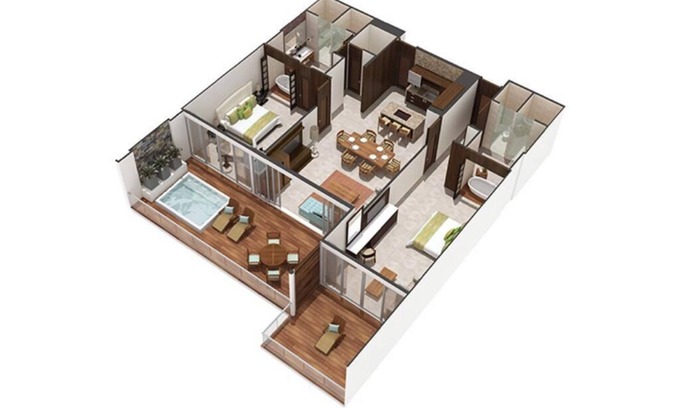 Las Jarretaderas Villa | Two Bedroom Suite