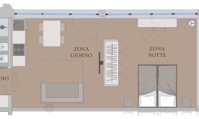 Almenno San Salvatore Apartamento | Apartamento de dos habitaciones n ° 3