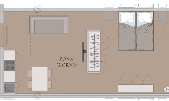 Almenno San Salvatore Apartamento | Apartamento de dos habitaciones n ° 4/5