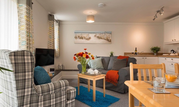Ty Croes Cabaña | Ty Arthur - Un espacioso apartamento de 1 dormitorio en Aberffraw