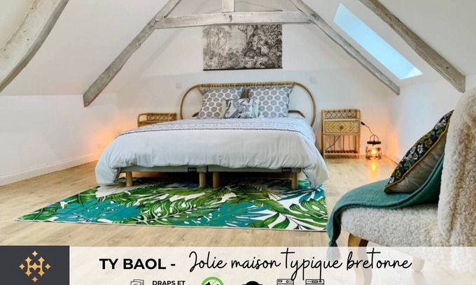 Plouguerneau Chalet De Esquí | TY BAOL - Pretty typical Breton house near the sea