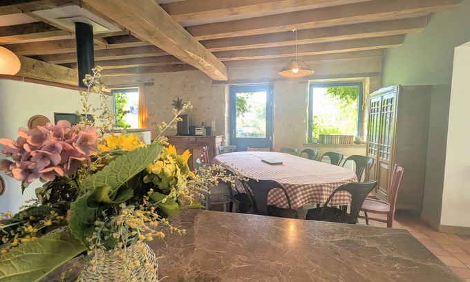 Thenay Cabaña | Casa típica en Berry con jardín privado, barbacoa y aparcamiento