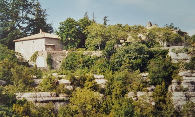 Labeaume Casa | Typical house with superb view of village, river 300 metres away