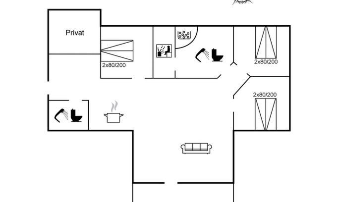 Jegum Casa | "Ulrikke" - 12km from the sea by Interhome