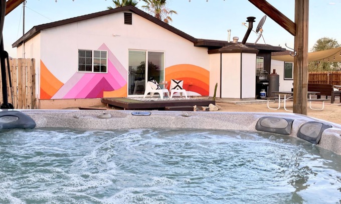 Joshua Tree Casa | Ultimate desert getaway with games, jacuzzi, and cozy comfort