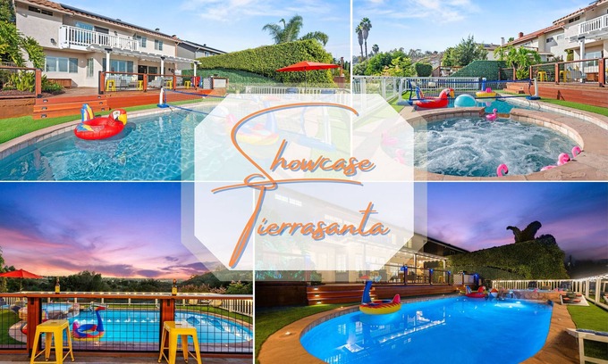Tierrasanta Casa | Ultimate Summer Escape: 6BR, Pool, Spa & Views!