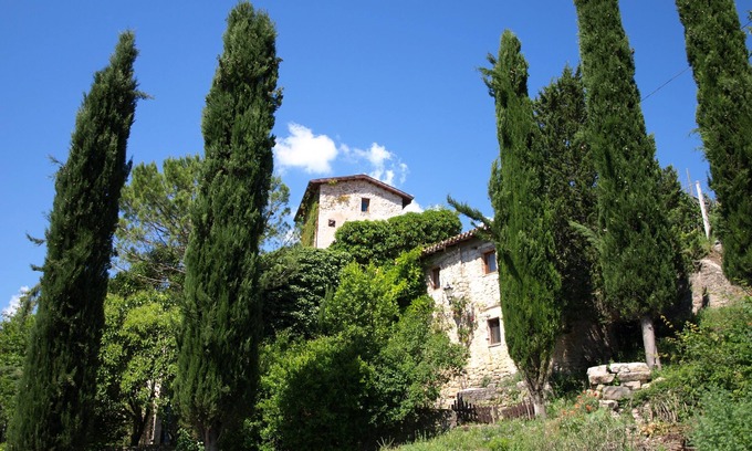 Cerreto di Spoleto Casa | Umbria, Spoleto - gran finca rural con piscina de hasta 15 personas. en un lugar maravilloso