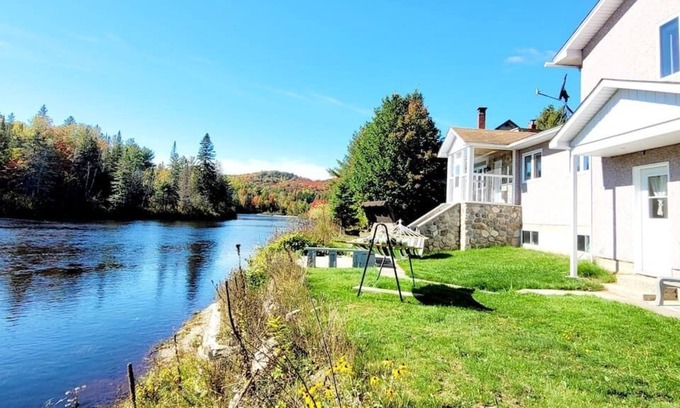Chertsey Chalet De Esquí | Un coin tranquille au bord de la rivière Ouareau