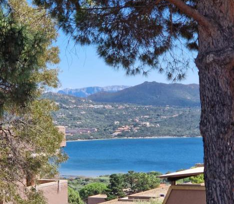 Cugnana Verde Apartamento | Una finestra vista mare in Costa Smeralda