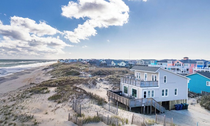 South Nags Head Casa | Unbelievable Oceanfront Views! w/Hot Tub and Large Deck Space in South Nags Head