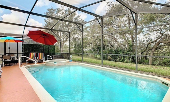 Four Corners Casa | Under The Sea Vacation Pool/Spa Home W/AC Game Room & Near Theme Parks