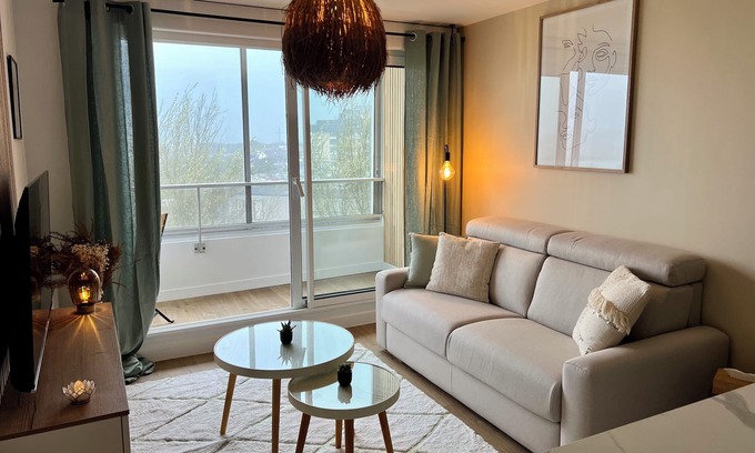 Courseulles-sur-Mer Apartamento | Une Escale Chaleureuse!