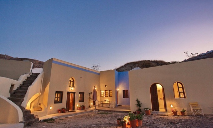 Episkopi Gonias Villa | Villa y casa de huéspedes restauradas de 300 años de antigüedad