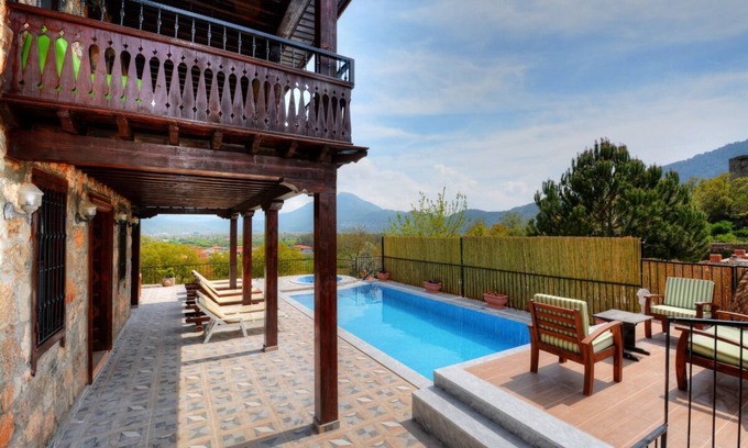 Fethiye Casa | Villa única de piedra de 4 dormitorios