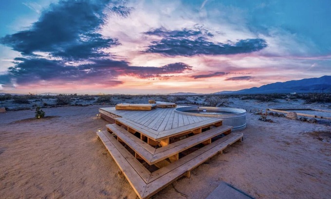 Wonder Valley Cabina | Unique cozy retreat near Joshua Tree Park Pool/ Hot tub