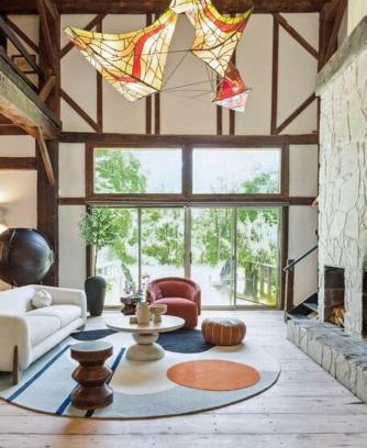 Claverack-Red Mills Casa | Unique Fully Restored Landmark Barn in Hudson